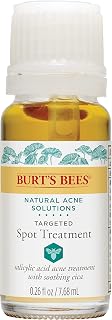 Burt's Bees Natural Acne Solutions Targeted Spot Treatment for Oily Skin, 0.26 Ounces