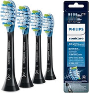 PHILIPS Sonicare Premium Plaque Defence BrushSync Enabled Replacement brush Heads, 4pk Black - HX9044/33