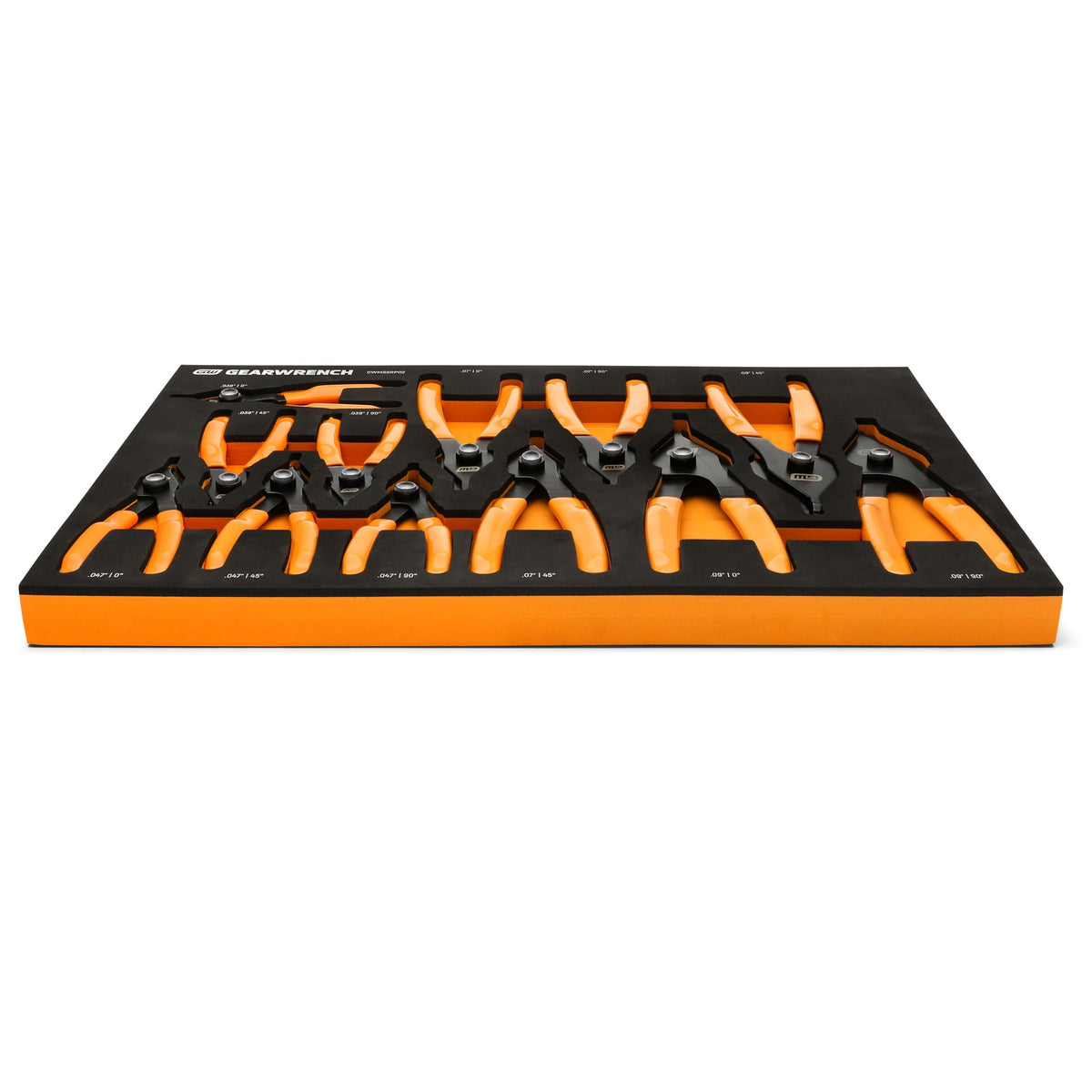 GEARWRENCH 12 Piece Foam Tray / 1 Snap-Ring Pliers