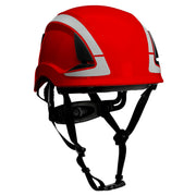 DBI-SALA Safety Helmet by 3M – Standard, Acrylonitrile Butadiene Styrene (ABS), Red, Model X6005VX-UV-A