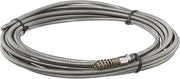 Drain Cleaning Cable by RIDGID – 8 mm x 7.6 m, Metal, Silver, Model 62235