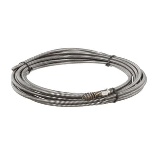 Drain Cleaning Cable by RIDGID – 8 mm x 7.6 m, Metal, Silver, Model 62235