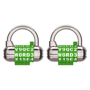 Master Lock Green / 2 Pack / 2 Pack; Green Combination Padlocks