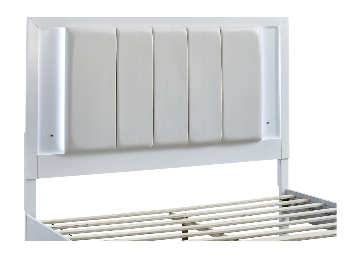 Full Bed White by Glory Furniture – Wood, White, Model G2490F-FB5