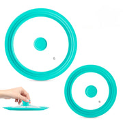 Modern Innovations Turquoise / 7 to 12-Inch / Modern, Sleek, Transparent Lids