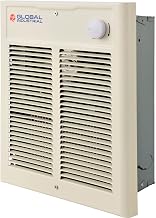 Global Industrial Fan Forced Wall Heater with Built-In Thermostat, 208/240V