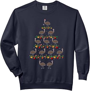 Family Pajama Sets Christmas Matching Emu Xmas Tree Comfort Colors Adult Sweatshirt