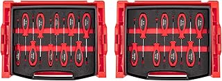 TEKTON Phillips, Slotted, Torx, Square Screwdriver Set, 18-Piece | DWZ90602