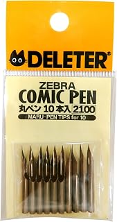Zebra Technologies Deleeter Zebra Comics Round Pens (10 Pack)