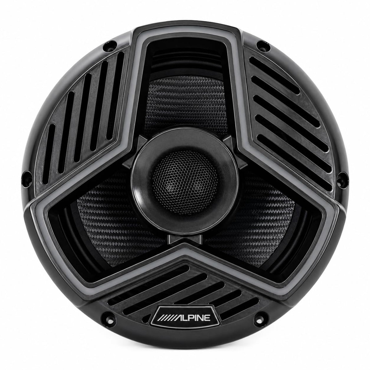 Marine 8.8" Coaxial Speaker Set - Black by Alpine – Model MRN-S88-LB