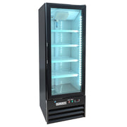 21 5/8" Glass Door Merchandiser by MOTAK – 24.80x25.59x69.09, In Description, Black, Model MGD-1DR-21-X
