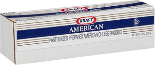 Kraft American Cheese Loaf, 5 Pound -- 6 per case.