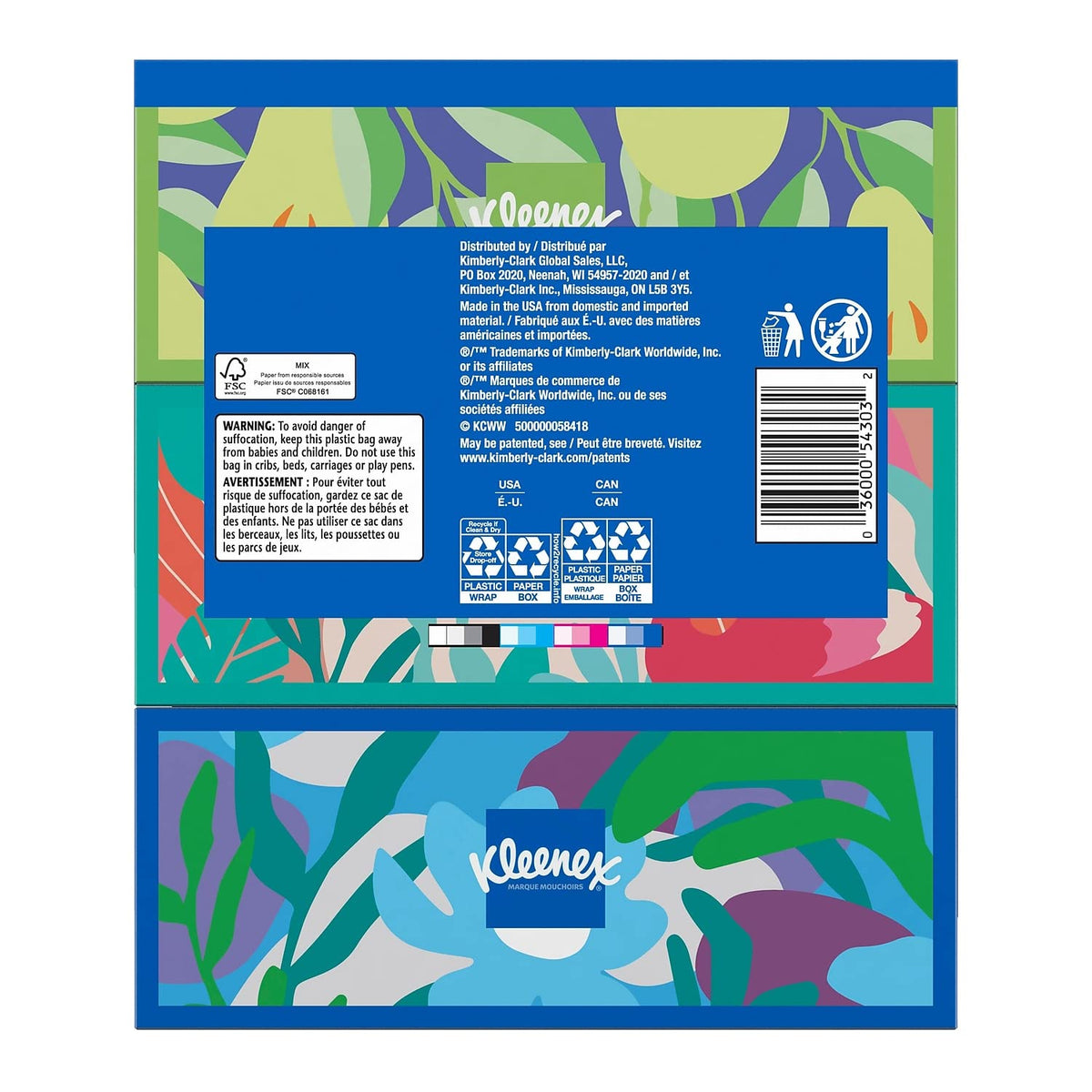 Kleenex White / 144 Count (Pack of 3) / 1 Box Tissues