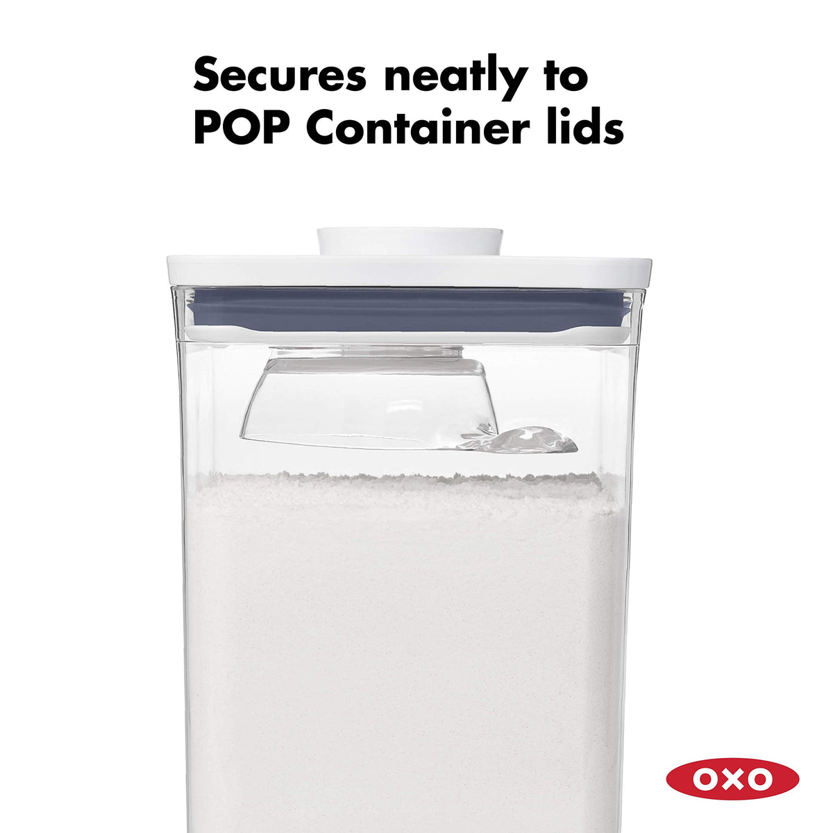 OXO Accessories Set / Clear / 3 Piece Scoop Set Kitchen Storage & Organization Accessories