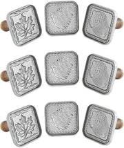 Nordic Ware Springerle Cookie Stamps, with Wood Handles Set of 3 (Pack of 3)