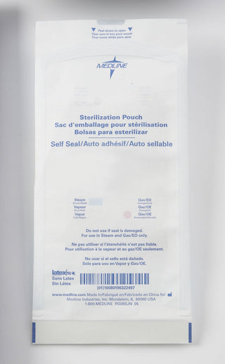 Self Seal Surgical Instrument Sterilization Pouches by Medline – 7.5" X13", Model MPP100545GSH
