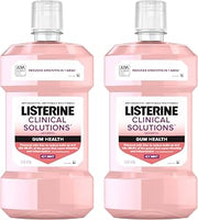 Listerine Clinical Solutions Gum Health Mouthwash, 33.8 fl.oz/1L x 2