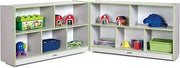 Jonti-Craft Rainbow Accents 0292JCWW130 Low Mobile Fold-n-Lock - Key Lime Green