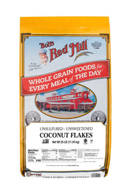 Flaked Unsweetened Coconut by Bob's Red Mill – 400 Ounce (Pack of 1), White, Model BG11022