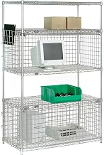 Nexel Chrome, Mini Security Module, 36"W x 24"D x 21"H
