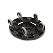 Carlisle FoodService Products Bronco Trash Can Dolly by SPARTA – 17.88 X 17.88 Inches (Pack of 1), Polypropylene, Black, Model 3691103