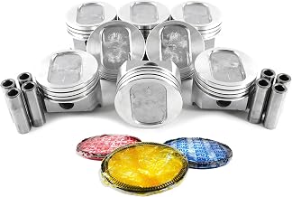 MA-5741124915-3 Pistons w/Rings Compatible With/For 75-93 Ford 5.8L V8 OHV Windsor