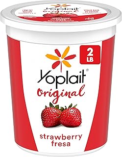 Yoplait Original Smooth Style Strawberry Low Fat Yogurt Tub, 32 oz