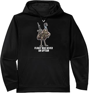 Flight Never Option Tactical Flightless Birds Funny Emu Performance Hoodie