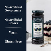Blueberry Fruit Spread - 10oz - 100% from Fruit by ST. DALFOUR – 10 Ounce (Pack of 6), Pack of 6, Model 95724
