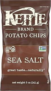 Kettle Brand Potato Chips, Sea Salt Kettle Chips, 5 Oz