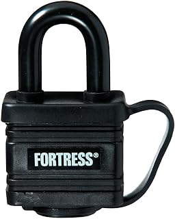 Master Lock 1804D Covered Padlock, 1-9/16-inch,Black