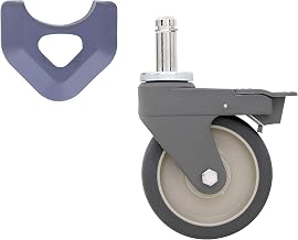 Metro 5PCBX 5" Polyurethane Swivel/Brake Stem Caster for MetroMax Industrial Plastic Shelving Racks