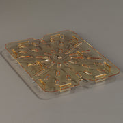 Drain Shelf for Half Size High Heat Food Pan by Carlisle FoodService Products – 1 Count (Pack of 1), 1.83299 ounces, Plastic, Amber, Model 1043513