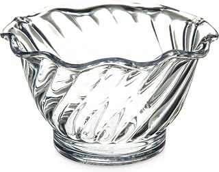 Carlisle FoodService Products Plastic Dessert Dish, 5 Ounces, Clear