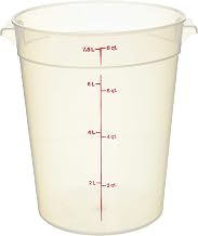 Cambro 8 qt Round Polypropylene Food Storage Container - Camwear®
