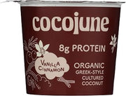 Cocojune Organic Yogurt Coconut Protein Vanilla Cinnamon, 5 Ounce