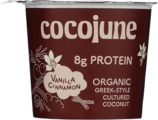 Cocojune Organic Yogurt Coconut Protein Vanilla Cinnamon, 5 Ounce