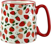 10 Strawberry Street Bella Strawberries Mug, Set of 4