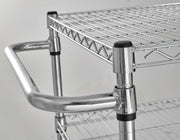 HUBERT Silver - 48"L x 24"W / Silver / 1 Utility Carts