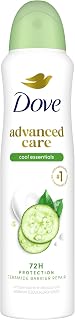 Dove Advanced Care Antiperspirant Deodorant Dry Spray Cool Essentials for helping your skin barrier repair after shaving With Pro Ceramide Technology 3.8 fl oz