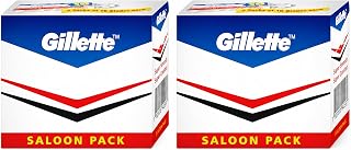 100 Gillette Saloon Double Edge Razor Blades