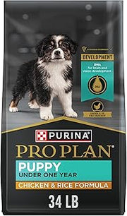 Purina Pro Plan High Protein Dry Puppy Food, Chicken & Rice, 34 lb Bag