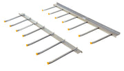 Steel Wall Mounted Material Rack 36 In. x 36 In. x 60 In. by Vestil – One Size, Alloy Steel, Silver, Model SR-WM