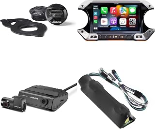 Alpine i509-WRA-JL SPV-10TW-WRA Premium Audio Dash Camera Bundle | JL Wrangler bundle with i509-WRA-JL receiver, SPV-10TW-WRA component, premium audio integration and dash camera.