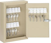 Global Industrial Key Cabinet, 30 Keys, 8x2-1/2x12-1/8, Sand