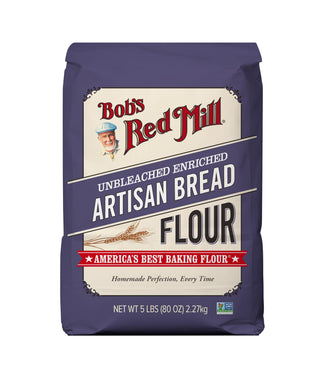 Artisan Bread Flour by Bob's Red Mill – 5 Pound (Pack of 1), Pack of 4, Model 039978002365