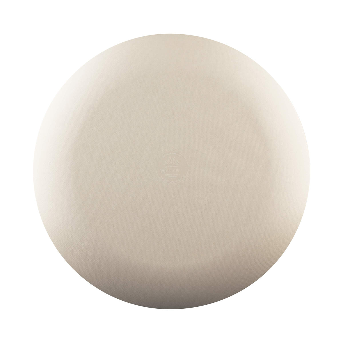 Round Plate by Elite Global Solutions – 11" dia., 50% Melamine 50% Bamboo, Papyrus, Pack of 6, Model ECO1111R-PP