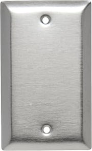 Legrand-Pass & Seymour SS13D Smooth 302 Stainless Steel Wall Plate Single Gang Blank Easy Install