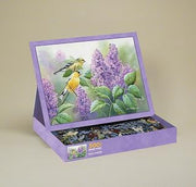 LANG Goldfinch and Lilacs 500 Piece Jigsaw Puzzle