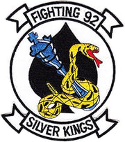 VF-92 Collectible Novelty Patch Silver Kings